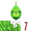 Eye-catching Grinch Cosplay Costume For Kids Perfect For Halloween Parties!