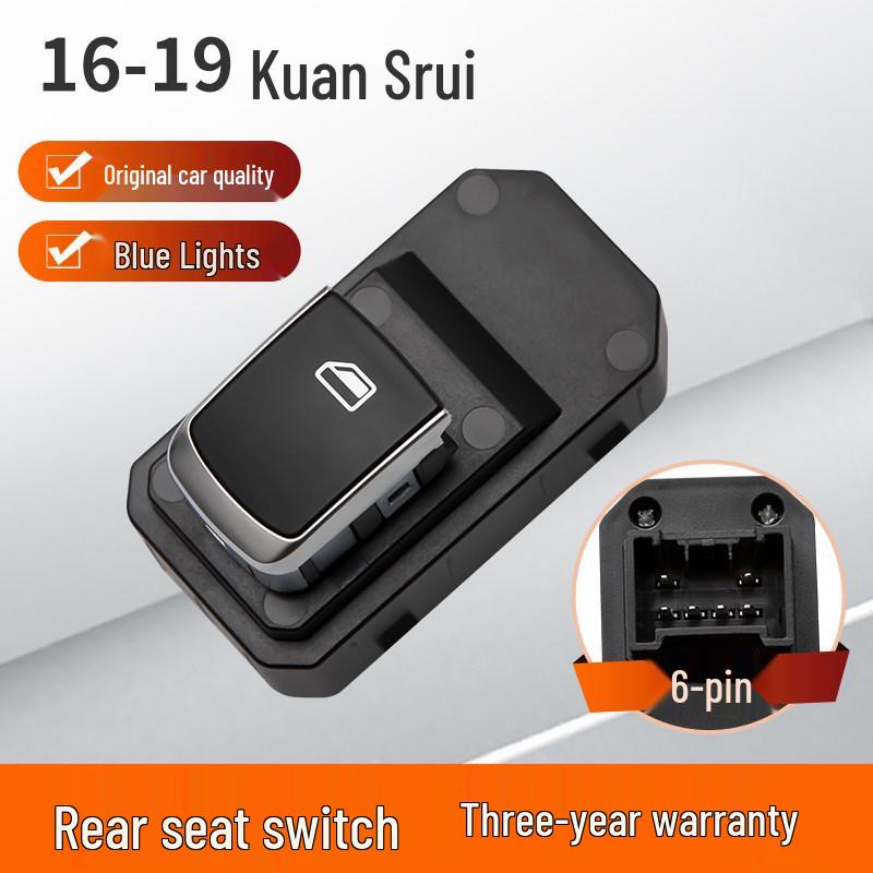 

BYD S7 Window Lifter Switch for Qin, Tang, Song New Energy Cars; Compatible with e5, G5, Ruì Models No Door Removal