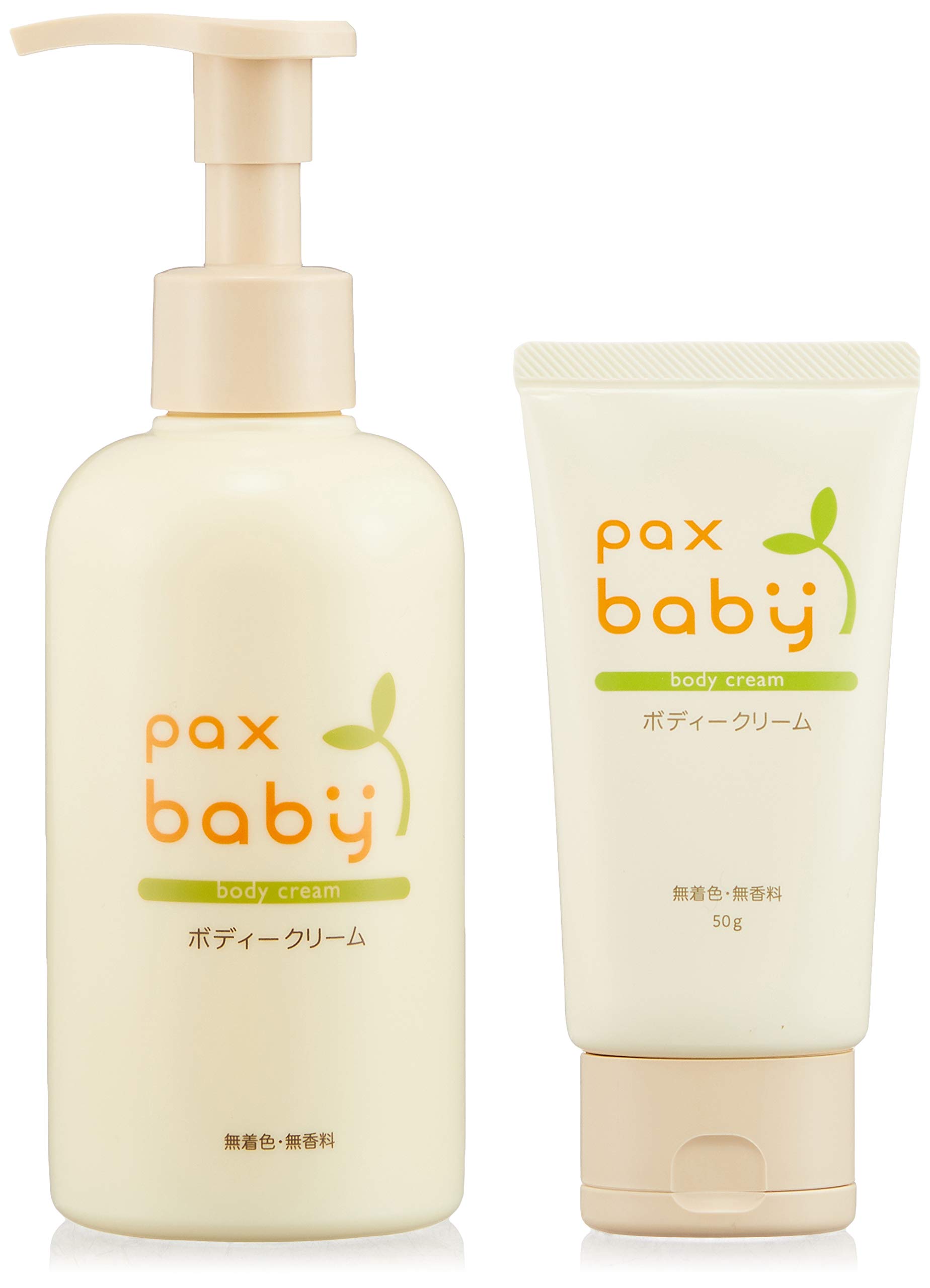 

Pax Baby Крем для тела Тюбик 50г Помпа 180г Набор Увлажняющий Для новорожденных Натурального происхождения от Taiyo Oils + Без добавок Без отдушек 100% белый