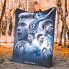 Kevin De Bruyne Flannel Blanket Soft Warm All-Season Throw, Design for Camping, Car Travel, Hiking Sofa, Bed, Office Perfect Gift for Parties