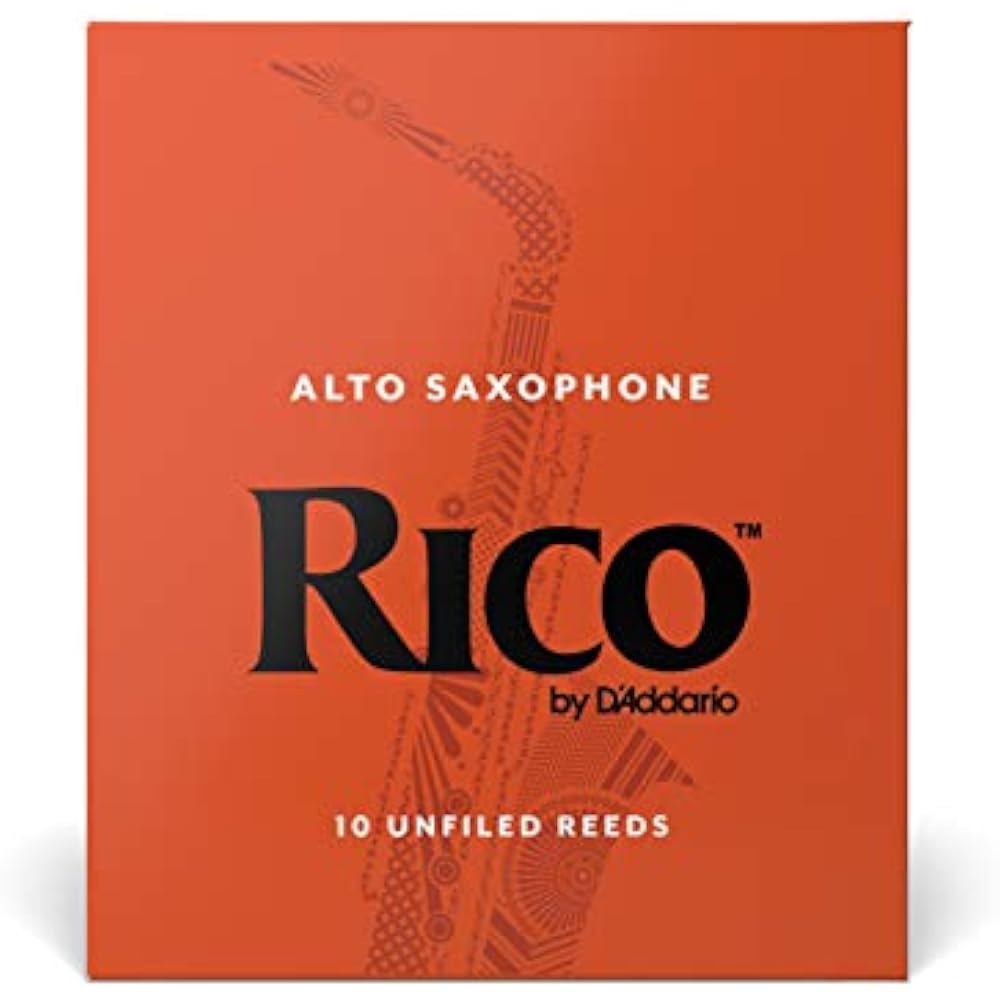 RICO Reed Alto Saxophone Strength: 1.5 (Pack of 10) Unfiled RJA1015