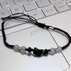 2Pcs Natural Moonstone Bracelets for Couple Minimalist Bracelet Handmade Cute Black White Cat Bracelet Party Jewelry Gifts