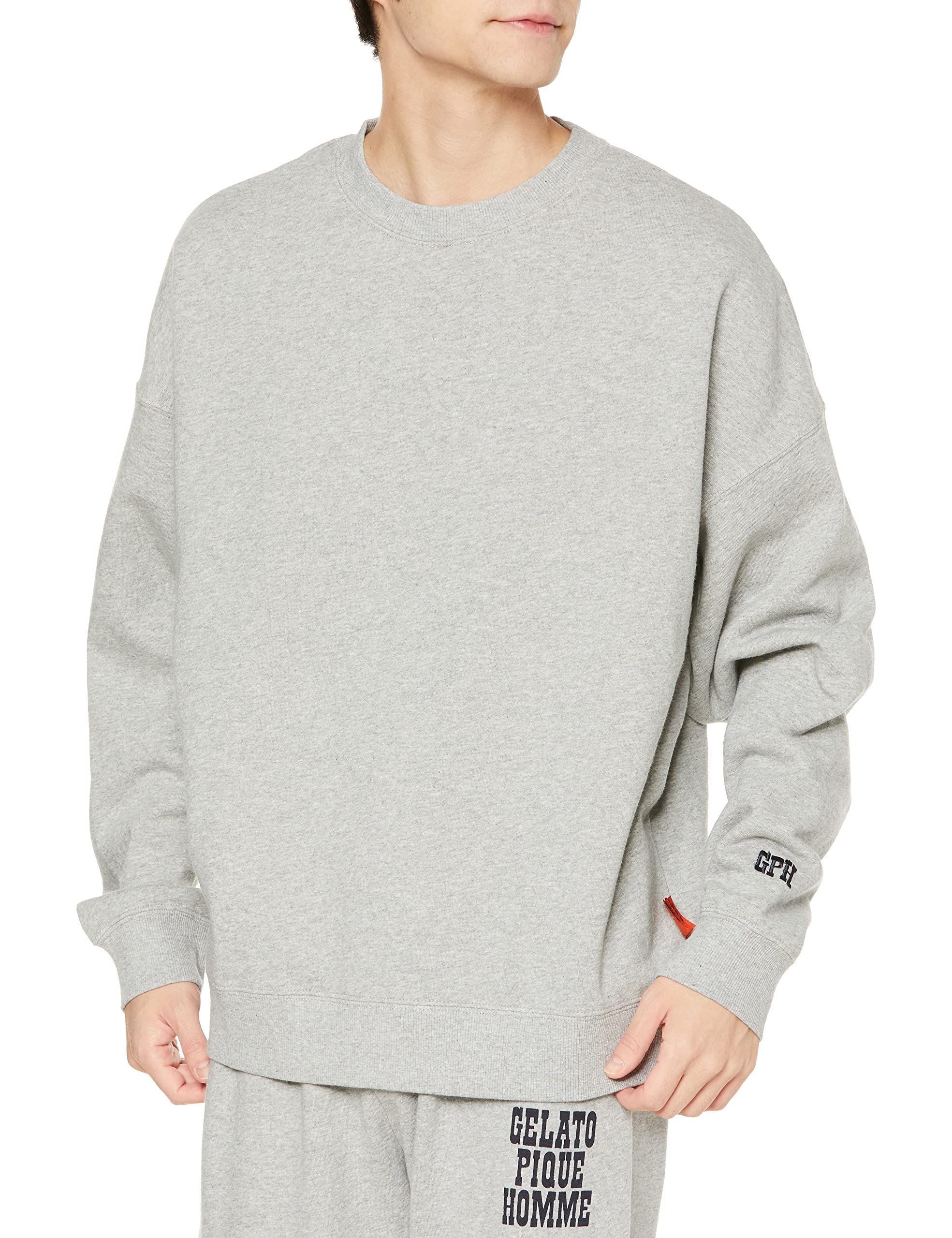 

Gelato Pique HOMME Recycled Fleece Big Logo Pullover PHCT224950 GRY L Men s серый