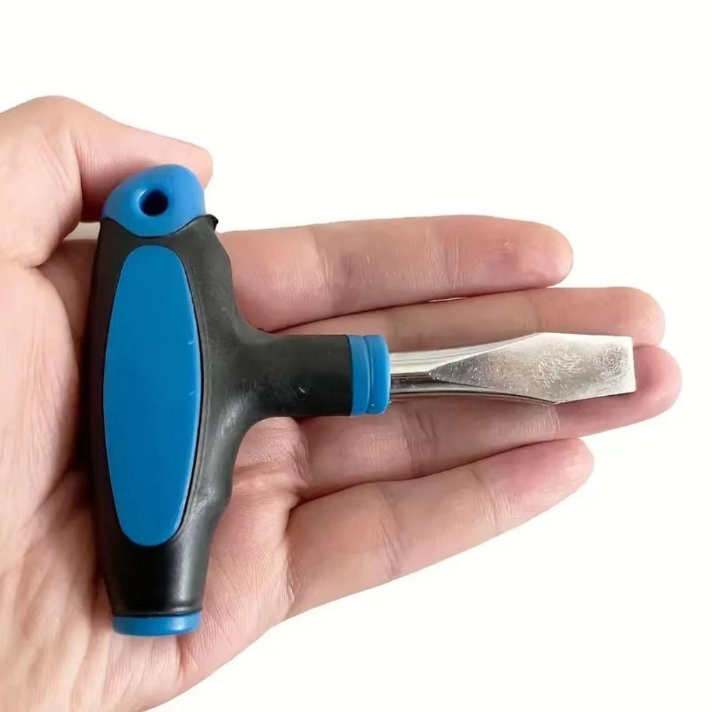 High Carbon Steel Flat Head Screwdriver Wide Flat Head Slotted Screwdriver Ring Doorbell