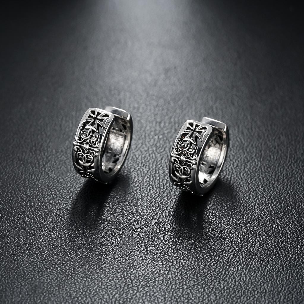 Stud Earrings Men's Trendy Ear Buckles Personalized Versatile Earrings Women's High-end Jewelry Accessories Earrings