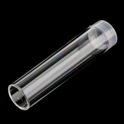 10 Uds. Soporte de tubo protector de 25mm cajas redondas transparentes cajas de almacenamiento de monedas