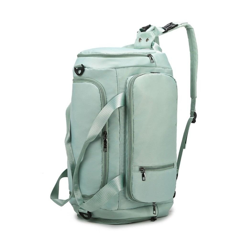 Solid Color Travel Luggage Bag Multifunctional Sports Fitness Bag Travel Backpack  Streetwear