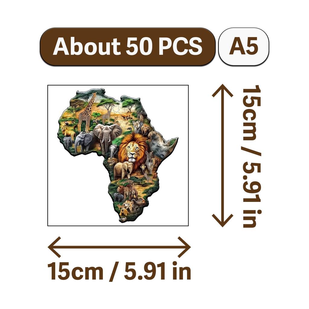 The Owl and Animals Theme Wooden Jigsaw Puzzle Wood Home Decor Painting Christmas and Halloween Gift Toy for Teen and Kid