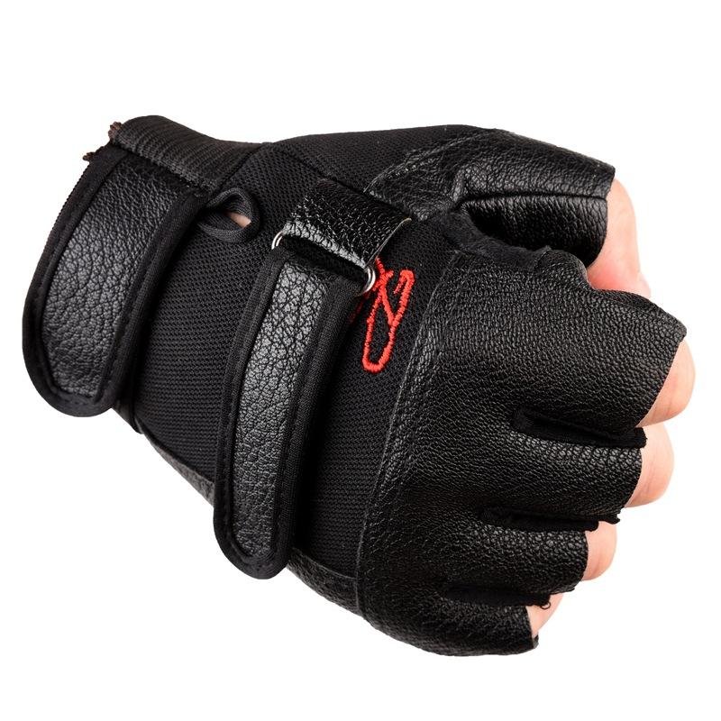 

Перчатки без пальцев Мужские уличные перчатки Имитация перчаток Велоспорт Противоскользящие Рыбалка Скалолазание Фитнес Сетка Average size