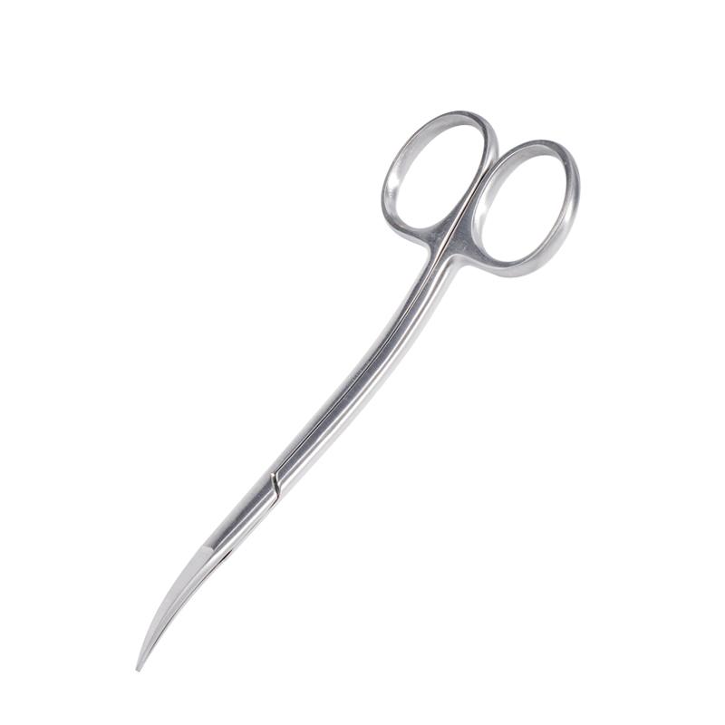 

1 шт. Стоматологічні хірургічні ножиці подвійно вигнуті з нержавіючої сталі з вигнутим кінчиком тканинні ножиці щипці стоматологія імплантологія хірургічні інструменти