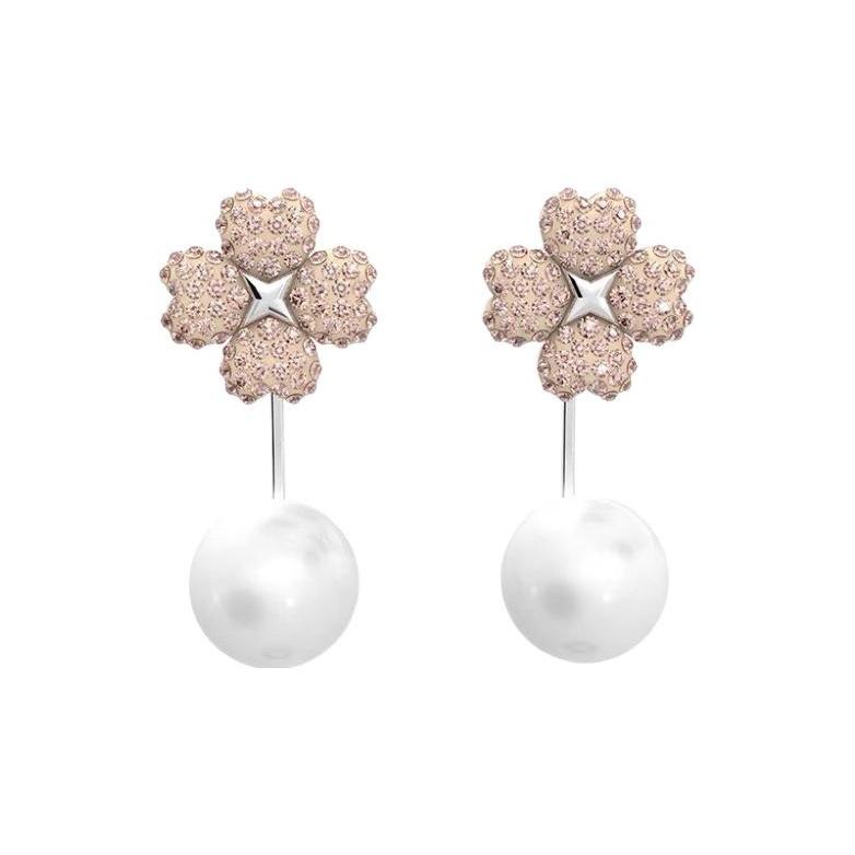 

Swarovski Latisha Ear Cuff Earrings Pink Women earrings 5636486 Box (Random Color)