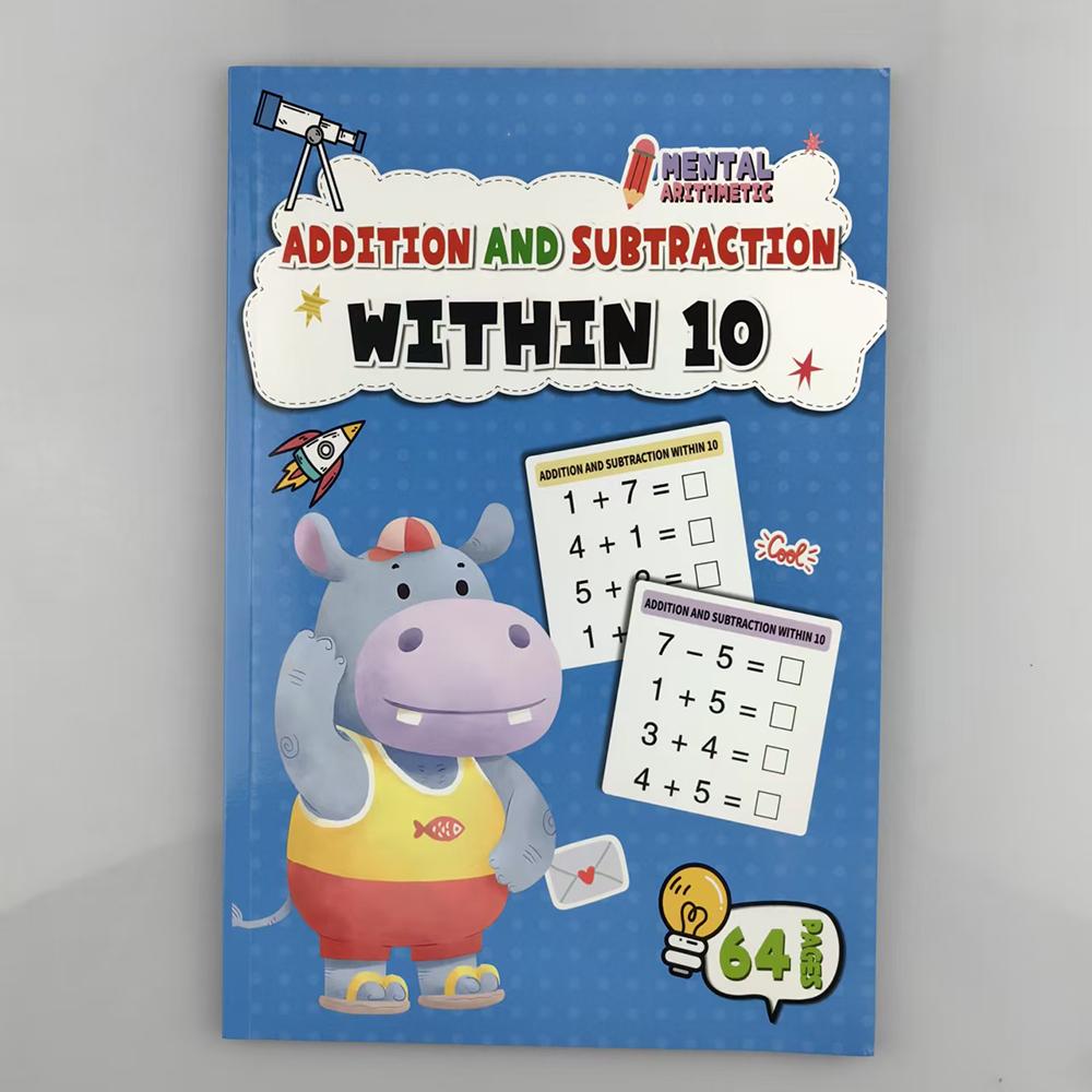 Mathematics Enhancement Aids Addition and Subtraction from 10 to 100 Daily Math Exercise Book ideal for Children Enhance Calculation Abilities