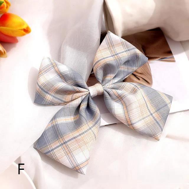 

Oversized Bow Hairpin Kawaii Girl Hair Clip Women Ribbon Girls Hairgrip Korean Cute Floral Hair Accessories F