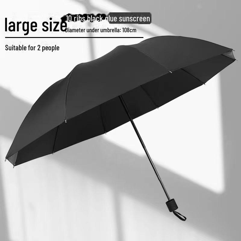 Parapluie pliant automatique pour femme avec protection UV et logo