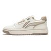 Li Ning Fan Wu New Star Comode Scarpe da Skate alla Moda Slip-Resistenti Resistenti all'Usura a Collo Basso Sneaker Unisex Bianco Beige ABCU025-1