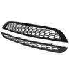 2pcs Front Upper Lower Grill Compatible For MINI R50 R52 R53 51137026202 51137133847 51117127931 Honeycomb Mesh Guard Trim Cover