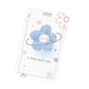 Ins Creative Flower Sliding Card Cover Student Meal Cards Bus Subway Access Card Case IC ID Protection Covers Credit Card Holder