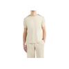 Emporio Armani Ea7 T-shirt da uomo a maniche corte con scollo rotondo e lavorazione a maglia liscia Top Marrone Chiaro 7M000138-AF10375-U1079