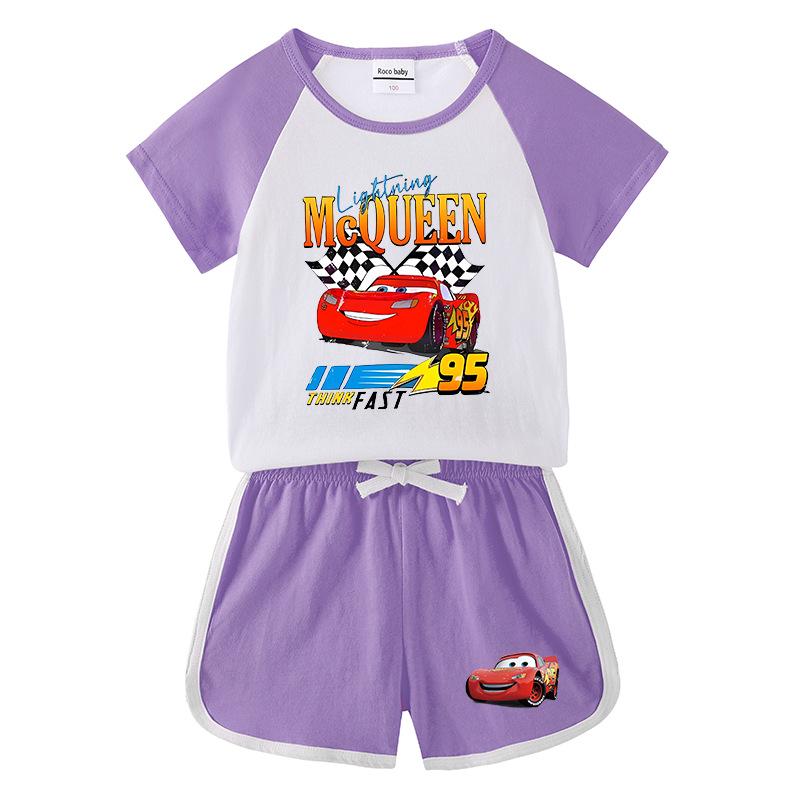 2025 Kids' Summer Clothing Set: Unisex Baby Shorts & T-Shirt Two-Piece for Casual Sports