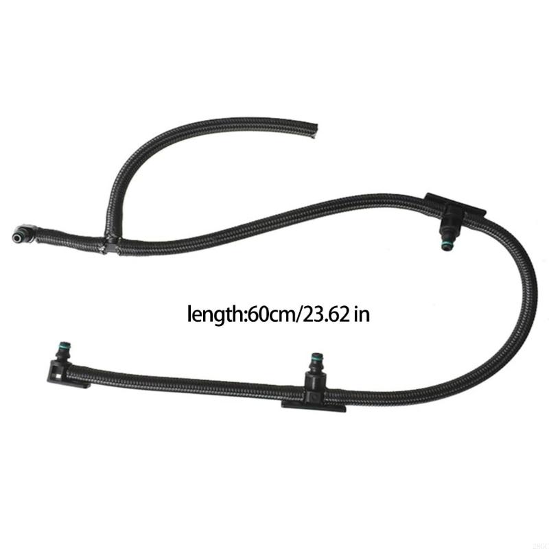 28GC 2pcs Replacement Return Hose 97328733 98062291 Injector Return Line for 2500 2004-2010 Auto Accessories