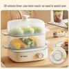 OIMG Automatic Double-Layer Egg Steamer & Breakfast Machine