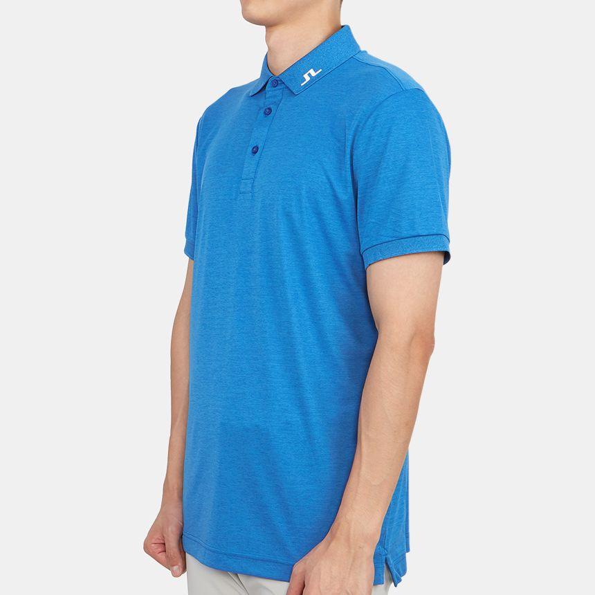 J.Lindeberg Regular Fit Polo Shirt With Back Logo Men tops Blue GMJT07624-O478