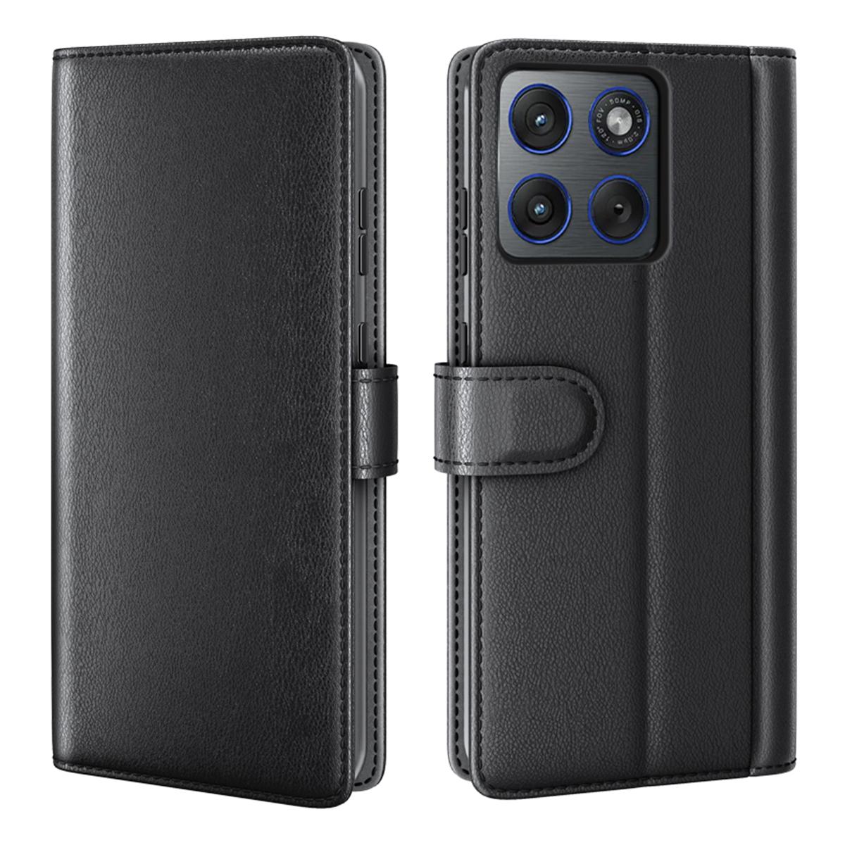 

For Motorola Edge 70 5G Case Genuine Split Leather Phone Cover with Wallet Stand