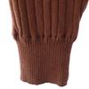Unused SNIDEL Short Sleeve Knit Long Dress F Brown Women Used