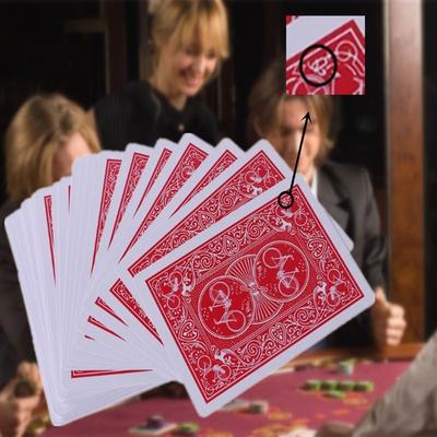 1PC Secret Marked Poker Cards Prohlédněte si hrací karty Magic Toys Jednoduché neočekávané magické triky