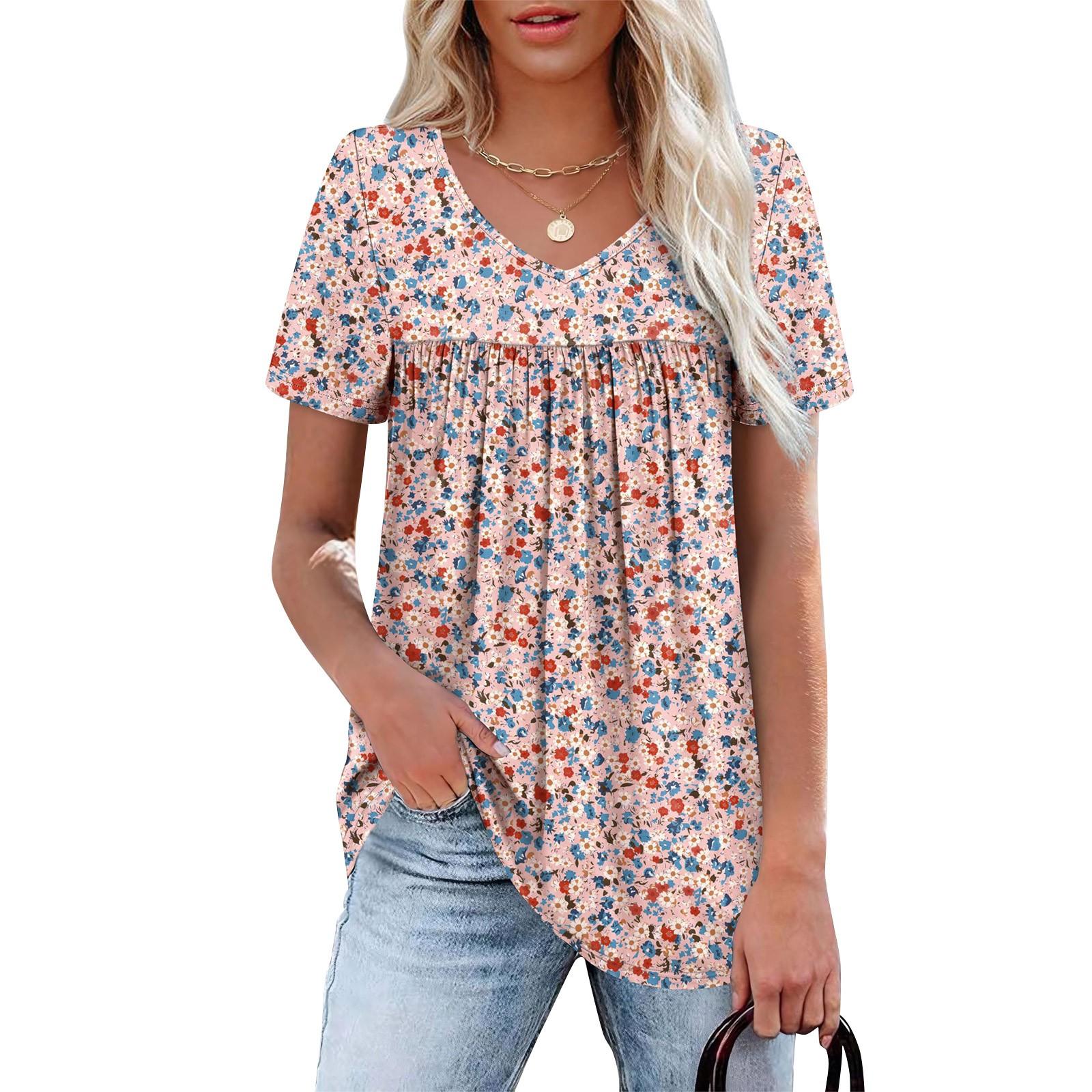 

Женское платье с V-образным вырезом, летнее платье с плиссированной резинкой на талии, А-силуэтное платье L циан