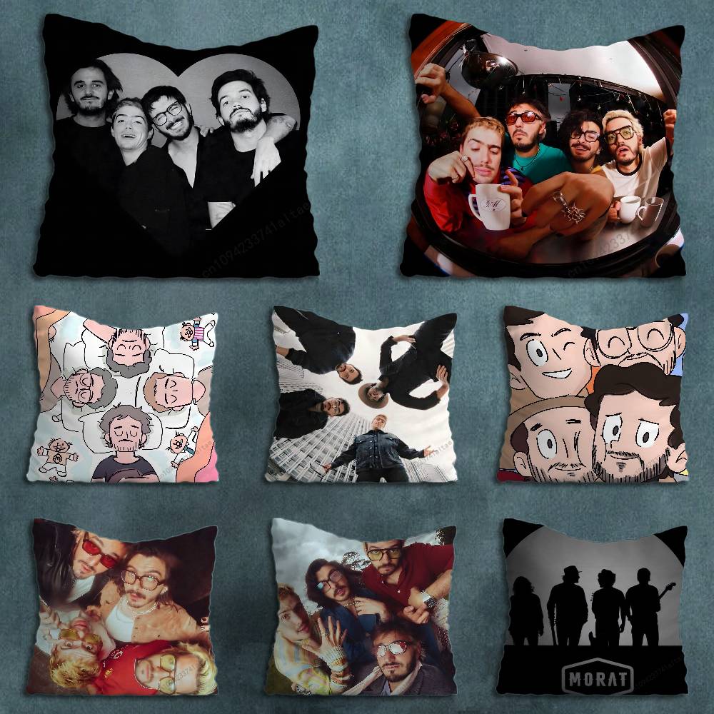 Band MMorat Pillowcase for Sofa Room Office Decor Printing Merchandise AllMatch Cushion Cover