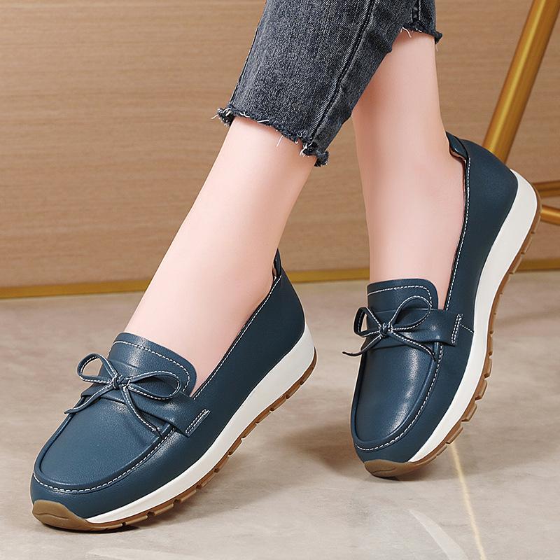 

Женские пенни-лоферы из искусственной кожи, классические мокасины, повседневные, удобные, легкие, прогулочные туфли на плоской подошве, для вождения, женские туфли-лоферы 44