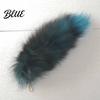 Rotatable Lobster Clasp Keychain Extra Large Fake Fox Tail Oversized