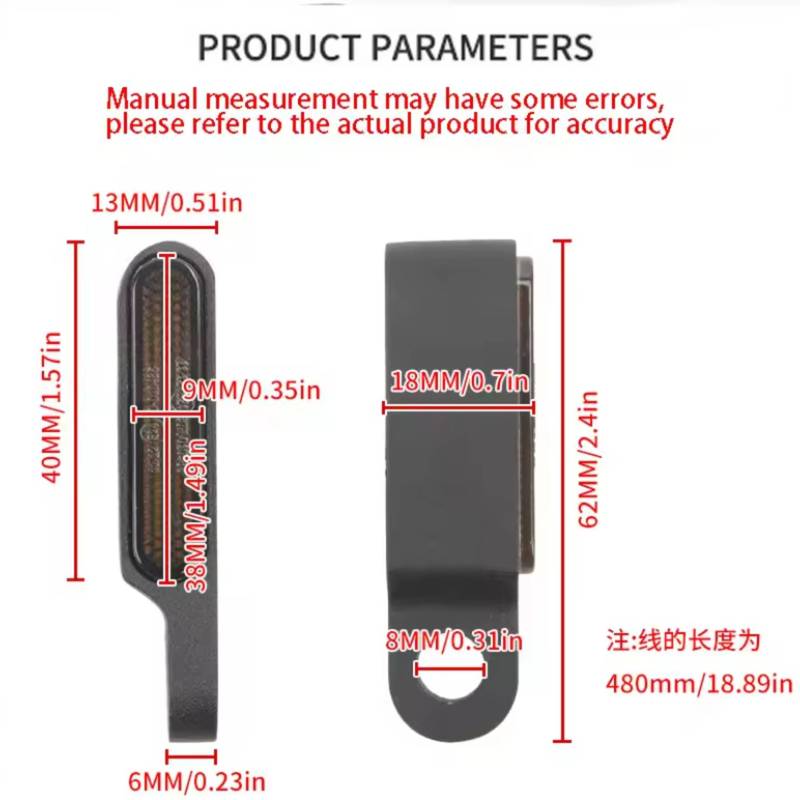 Motorcycle General LED Mini Turn Signals 12V Scooter Handlebar Indicators Lights Blinker Lamps Amber Flasher Taillight