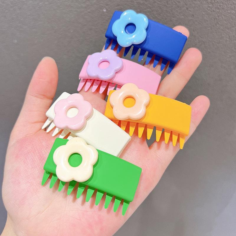 5Pcs Sets Kinder Haar Zubehör Mode Blume Liebe Haar Clips Süße Kleine Bogen Haar Kamm Haarnadel Für Baby barrettes Kopfbedeckung