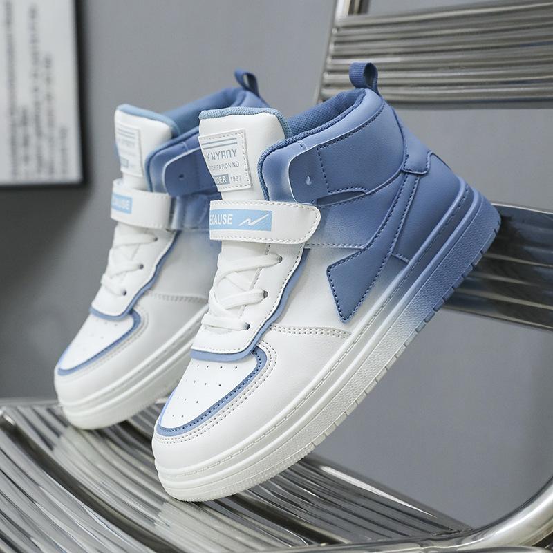 

Взрыв внешней торговли детские хлопковые туфли зимние высокие кеды на платформе утолщенные теплые мальчиковые зимние ботинки уличные ботинки Мартина 38