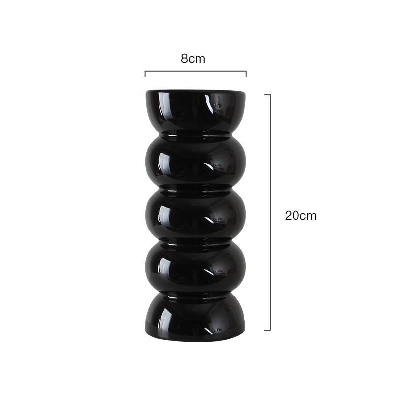 

Керамическая ваза Геометрические бусины Шарообразная сахарная тыква Форма Цветочная ваза Керамические изделия Цветочная композиция Аксессуары Домашний декор