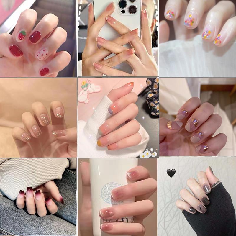 

Yuduo Trendy Removable False Nail Art Stickers & Wearable Nail Pieces