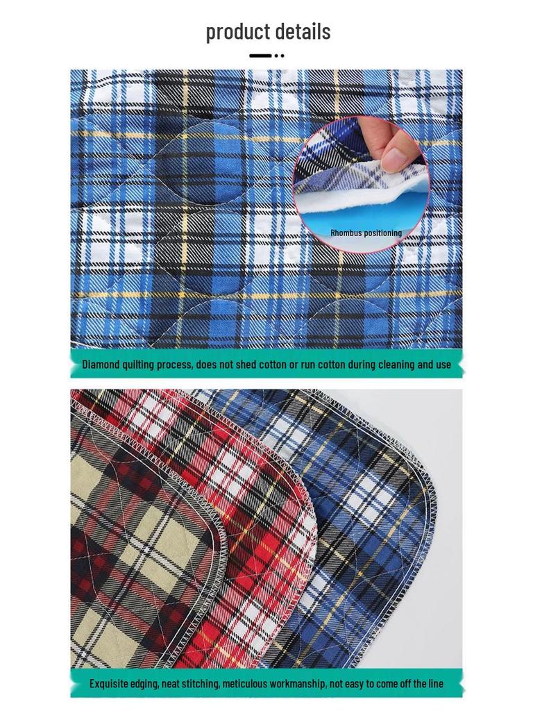 Waterproof, Washable Incontinence & Menstrual Pad - Extra Large, Non-Slip for Elderly or Bedridden Care