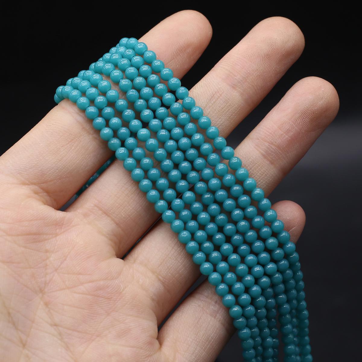 

Намистини з натурального каменю Круглі дрібні намистини 3 мм Підвіски для виготовлення ювелірних виробів Намисто своїми руками Браслет Сережки Аксесуар 3mm