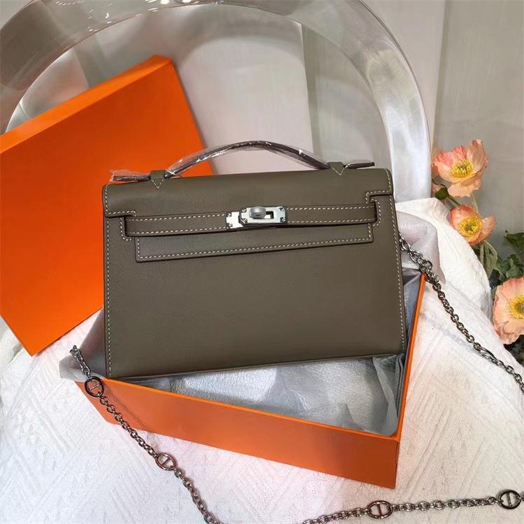 Generation swift erste Schicht Rindsleder Tasche Mini-Kupplungstasche Abendtasche 2023 Kette Umhängetasche