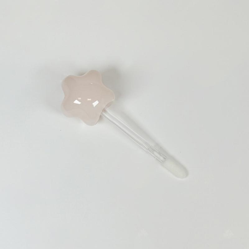 Star-Shaped Lip Gloss Tube Transparent Thick Rod Large Brush Head Empty Bottle Lips Glaze Container Reusable Lipstick Containers