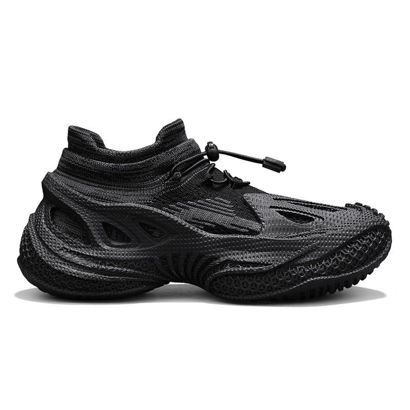Flying socks shoes summer men's mesh breathable high-end outdoor sports non-slip casual shoes large size men's shoes