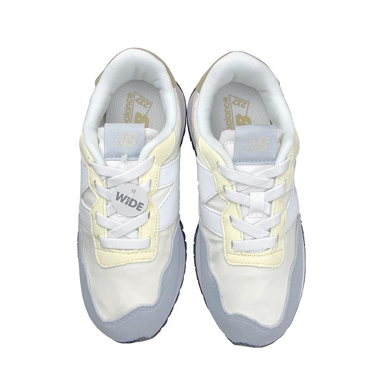 New Balance Nb 237 Cushioning Durable Breathable Low Top Kids Casual Shoes Kids Sneaker White Light-Blue PH237VG
