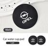 2pcs Car Cup Coaster High Quality Colorful Non Slip Pad Parts for Opel Corsa Astra H G J Insignia Vectra Zafira Meriva Vkm033