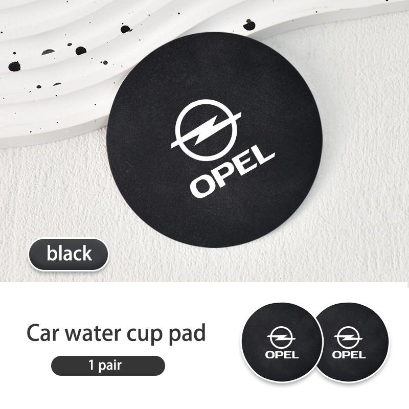 

2pcs Car Cup Coaster High Quality Colorful Non Slip Pad Parts for Opel Corsa Astra H G J Insignia Vectra Zafira Meriva