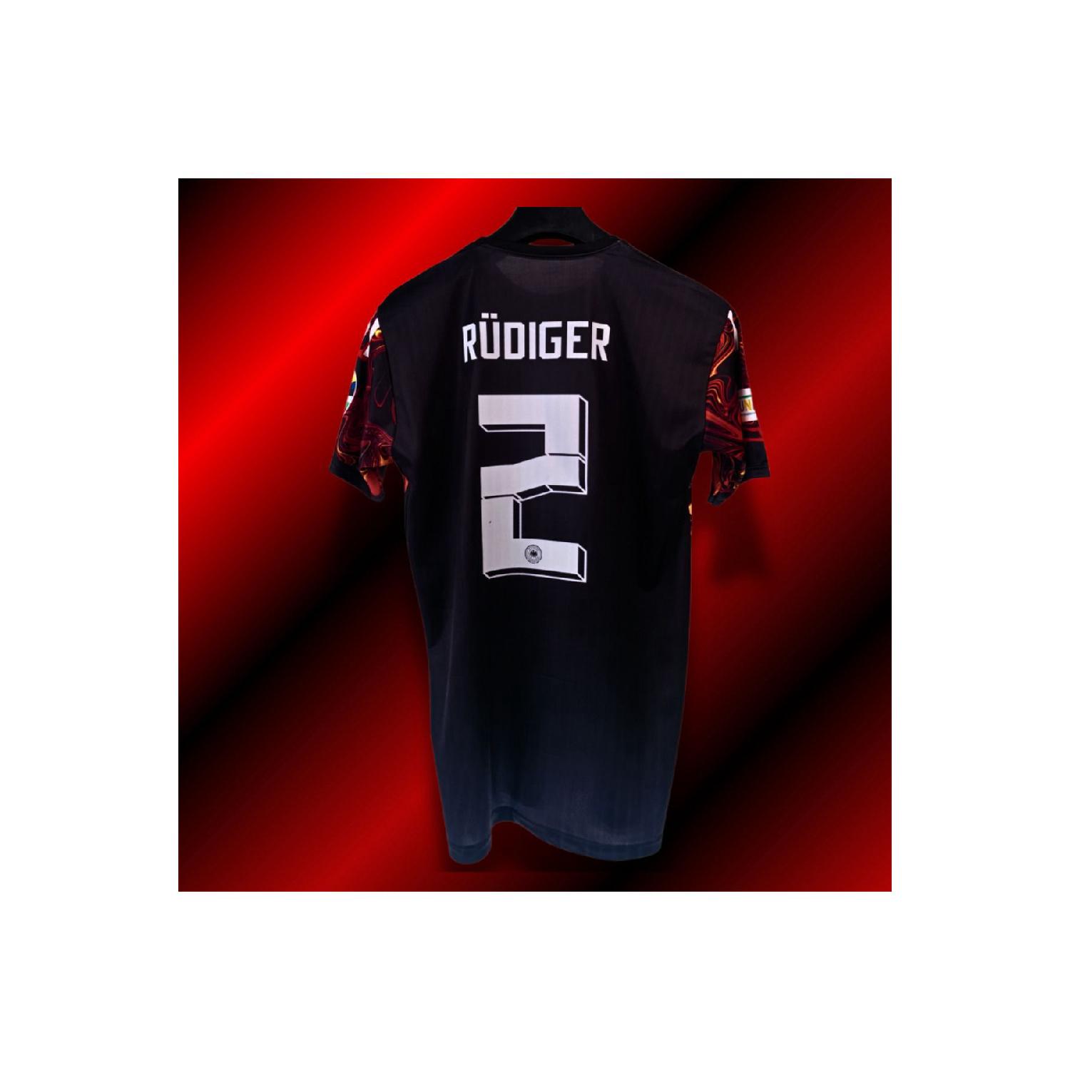 

Germany Rdiger Black Special Design Adult Football Jersey S чистый