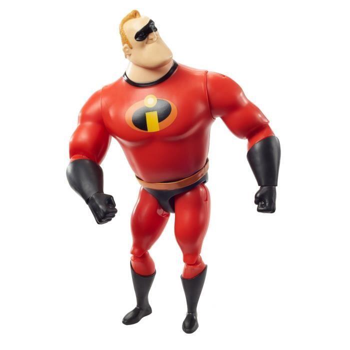 Figurine M. Indestructible - MATTEL - Disney Pixar - Costume emblématique - 12 points d’articulation