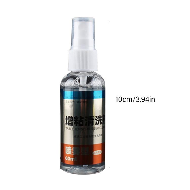 Pingpong Paddle Cleaner Table Tennis Racket Cleaning Spray Cleaning Set Spray Bottle with Sponge for Racket Maintenance