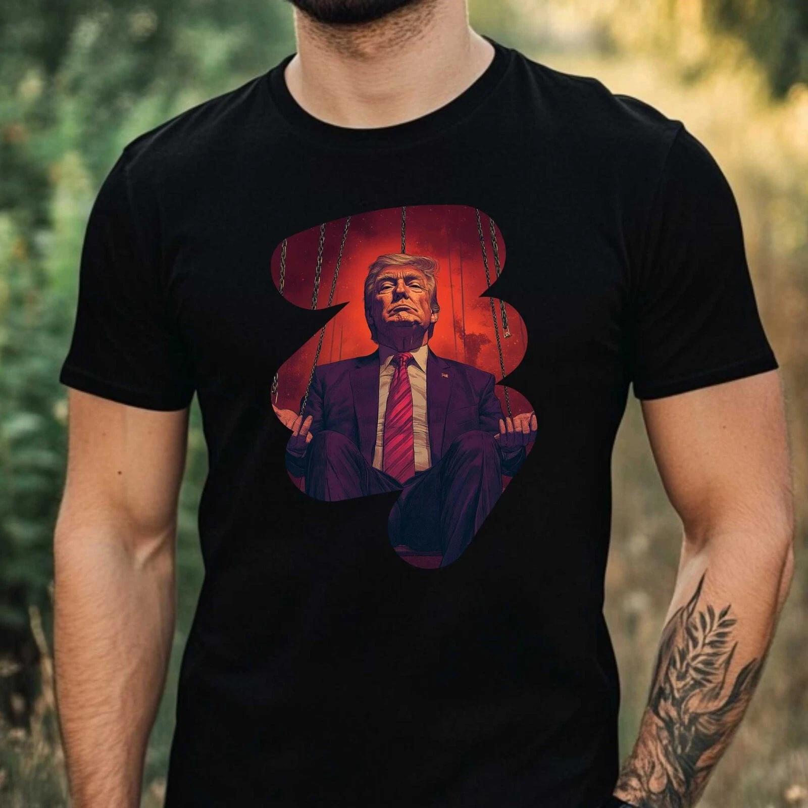 T-Shirt Herren Donald Trump Motiv Baumwolle Größe XS bis 5XL S